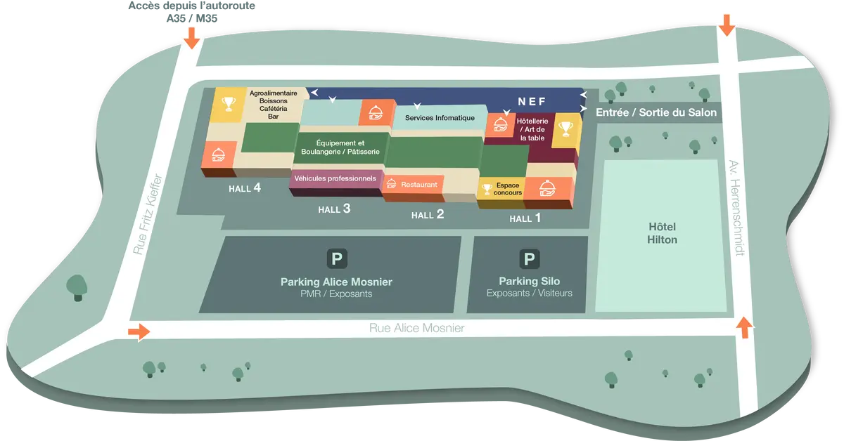 Plan du salon 2025